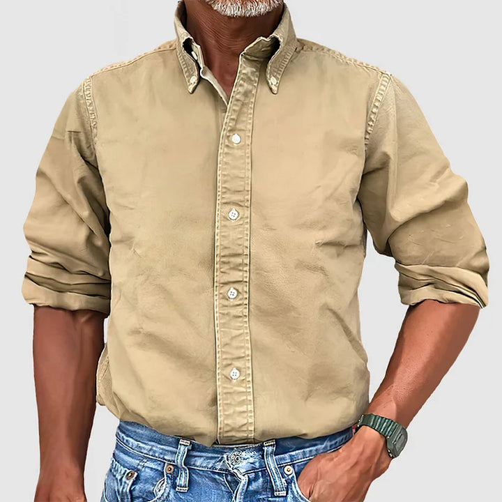 MARAIS | CHEMISE À MANCHES LONGUES ANTI-PLIS POUR HOMME