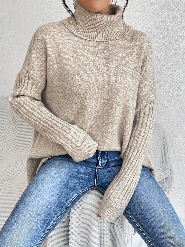 Soline | Pull oversize à col montant