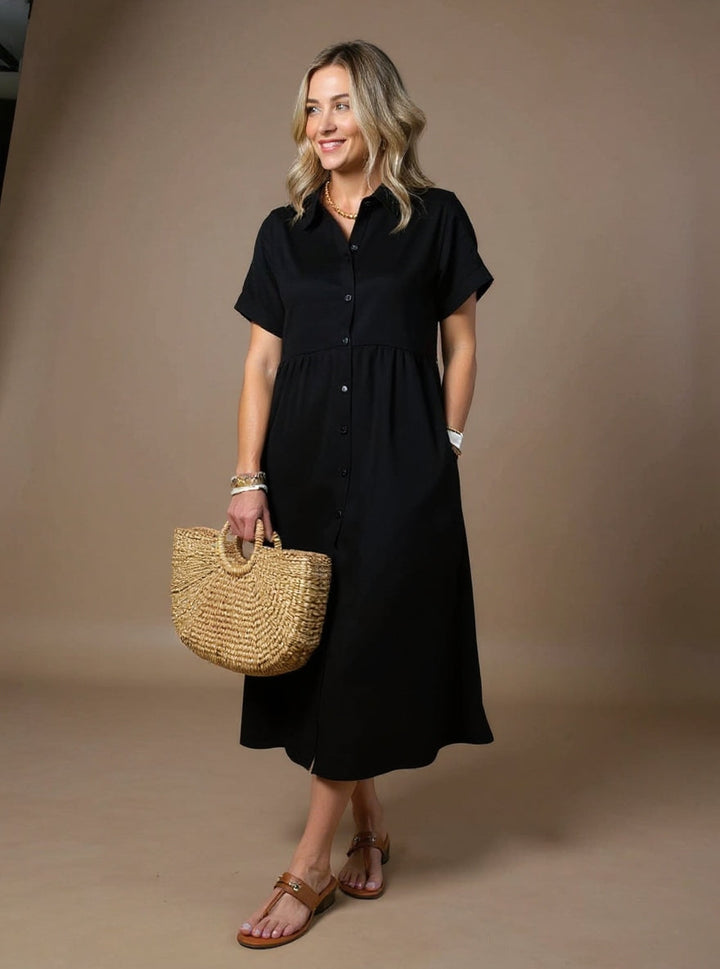 MARAIS | Robe Rayée Élégante Claire