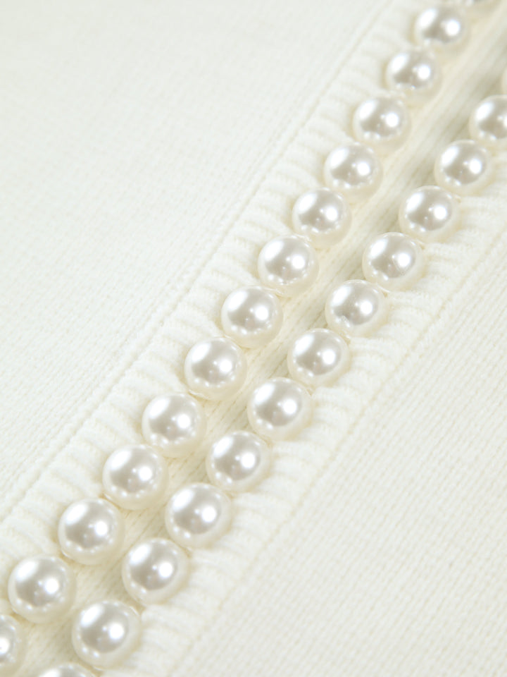 Amaraine I Cardigan élégant orné de perles