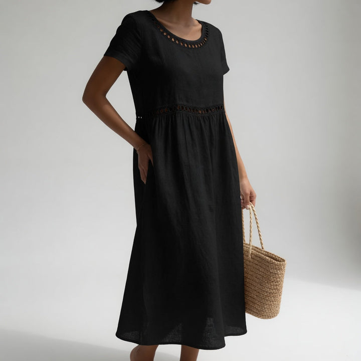 MARAIS | Robe Brodée Fluide Aveline
