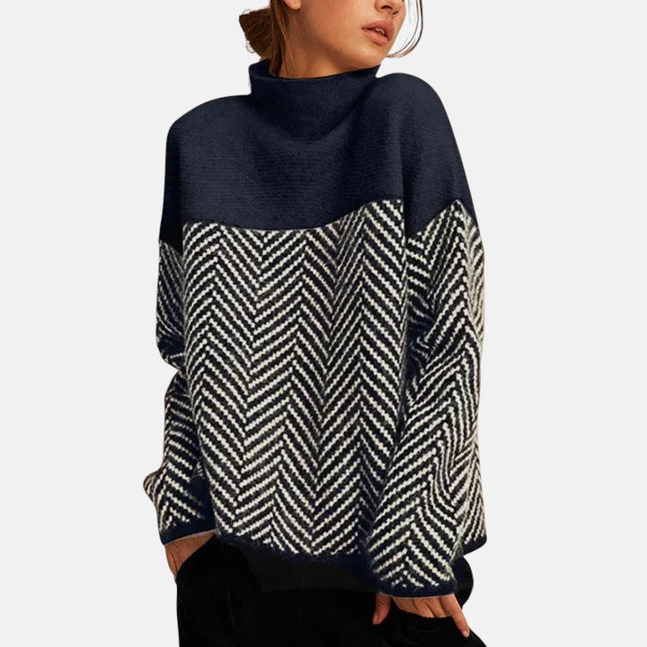 MARAIS | PULL À COL MONTANT EN COTON