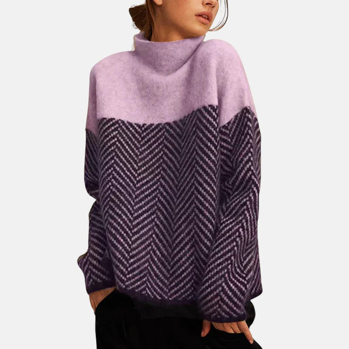 MARAIS | PULL À COL MONTANT EN COTON