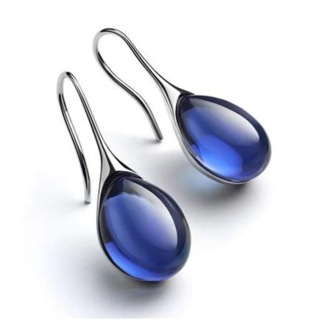 MARAIS | BOUCLES D’OREILLES EN CRISTAL D’OR ET D’ARGENT