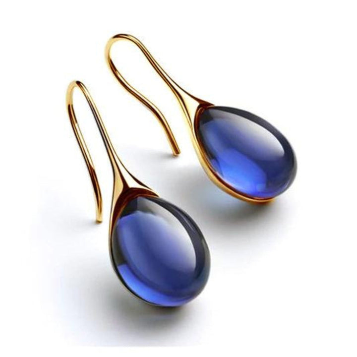 MARAIS | BOUCLES D’OREILLES EN CRISTAL D’OR ET D’ARGENT