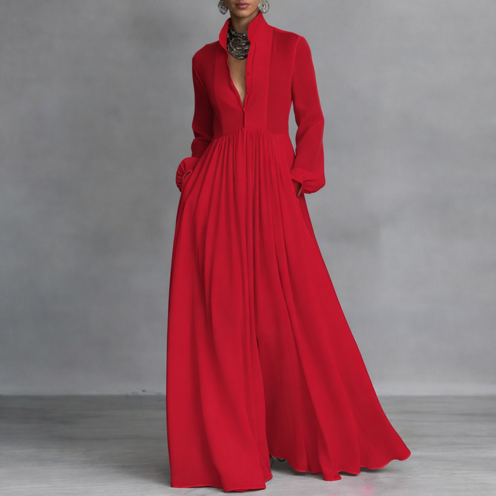 MARAIS | Robe Longue Fluide Élégante Mathilde