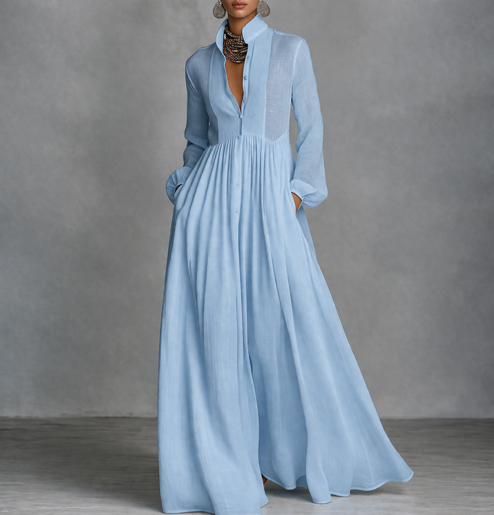 MARAIS | Robe Longue Fluide Élégante Mathilde