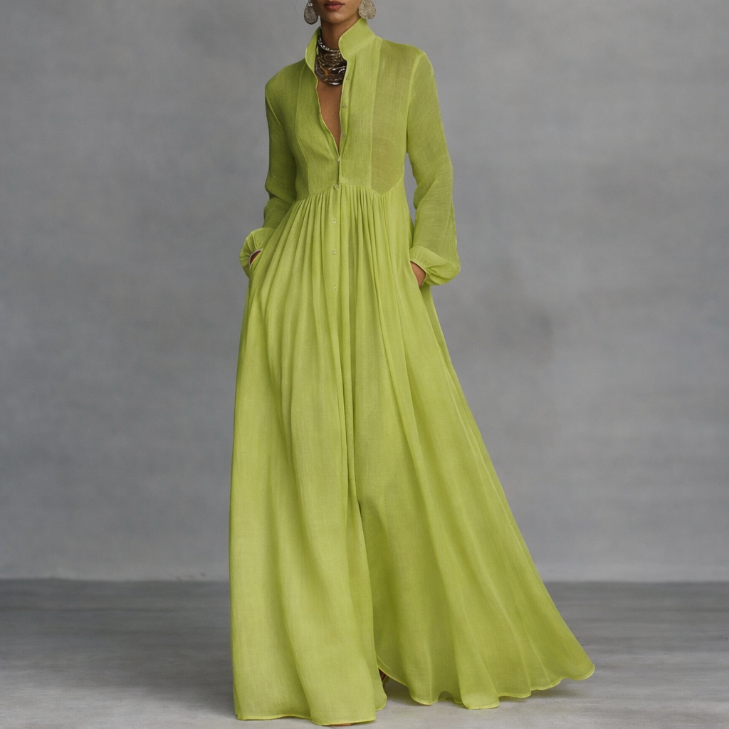 MARAIS | Robe Longue Fluide Élégante Mathilde