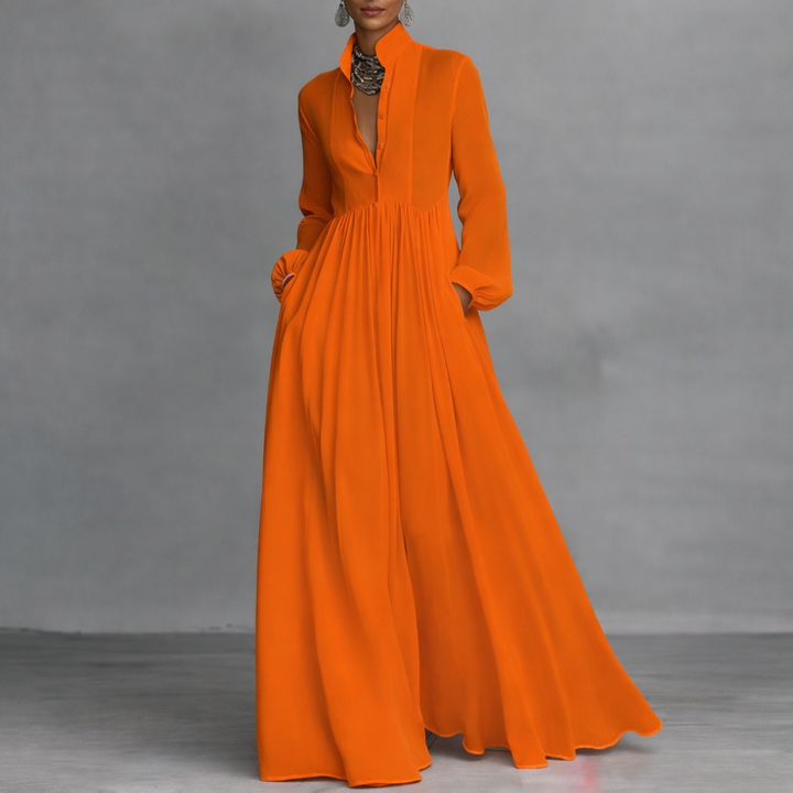 MARAIS | Robe Longue Fluide Élégante Mathilde