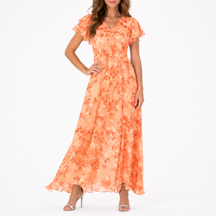 MARAIS | Robe Longue Fleurie Élina