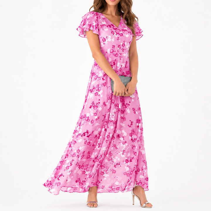 MARAIS | Robe Longue Fleurie Élina