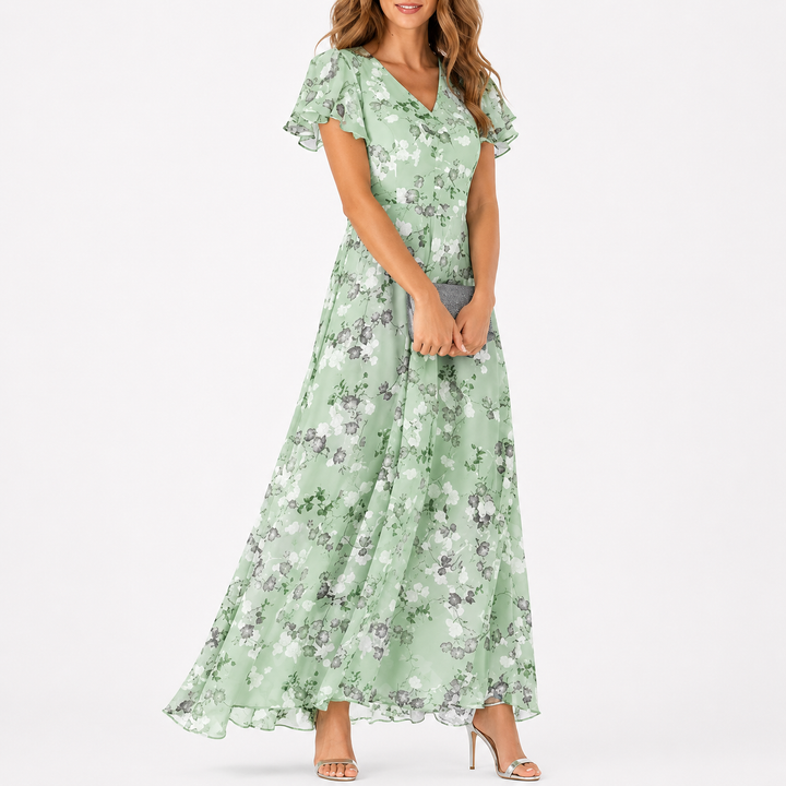 MARAIS | Robe Longue Fleurie Élina