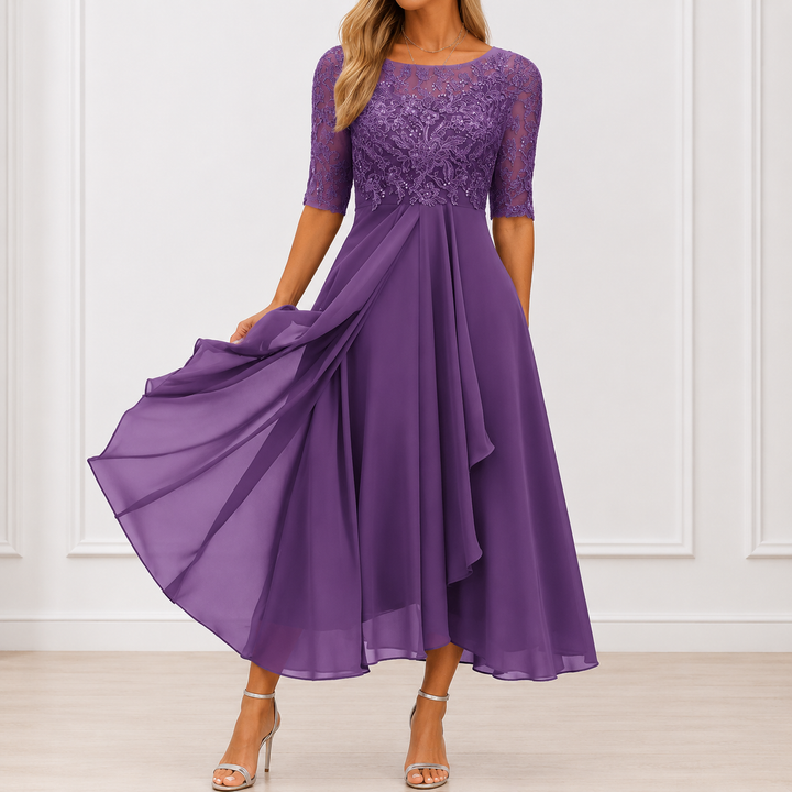 MARAIS | Robe Élégante Florale Marie