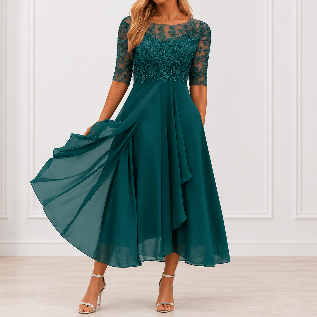 MARAIS | Robe Élégante Florale Marie