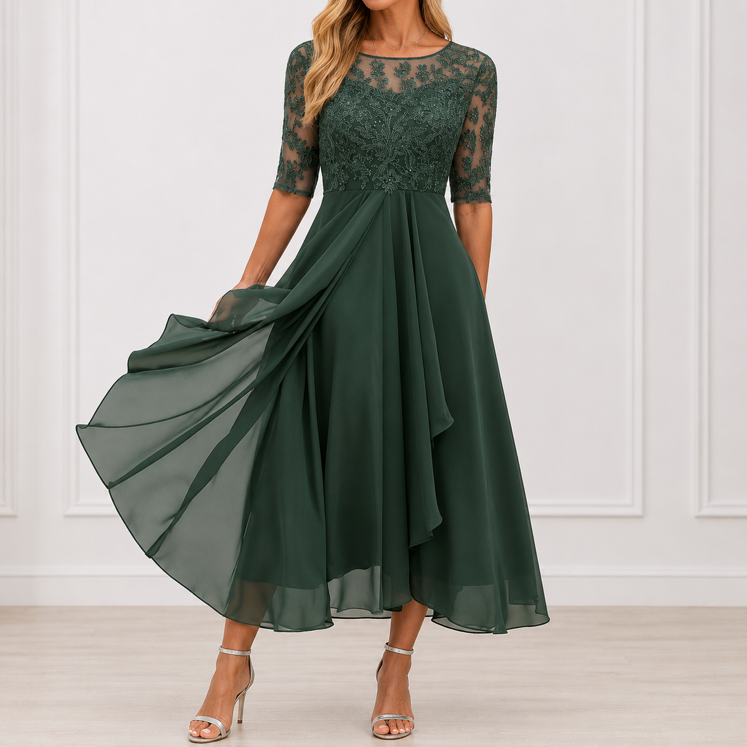 MARAIS | Robe Élégante Florale Marie