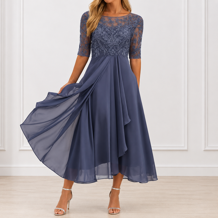 MARAIS | Robe Élégante Florale Marie