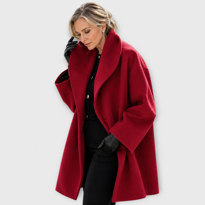 MARAIS | Manteau Oversize Col Châle Monique