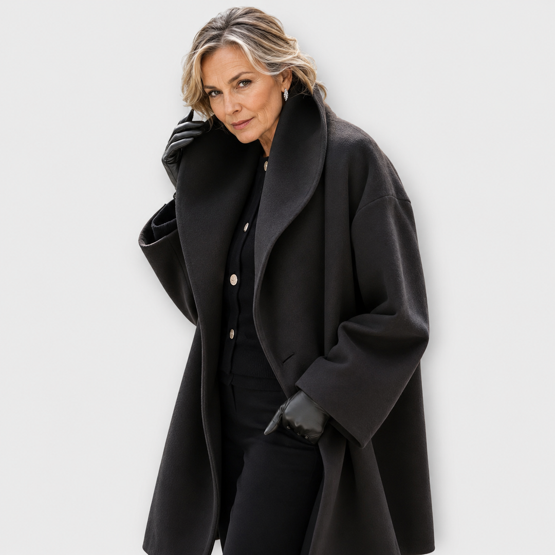 MARAIS | Manteau Oversize Col Châle Monique