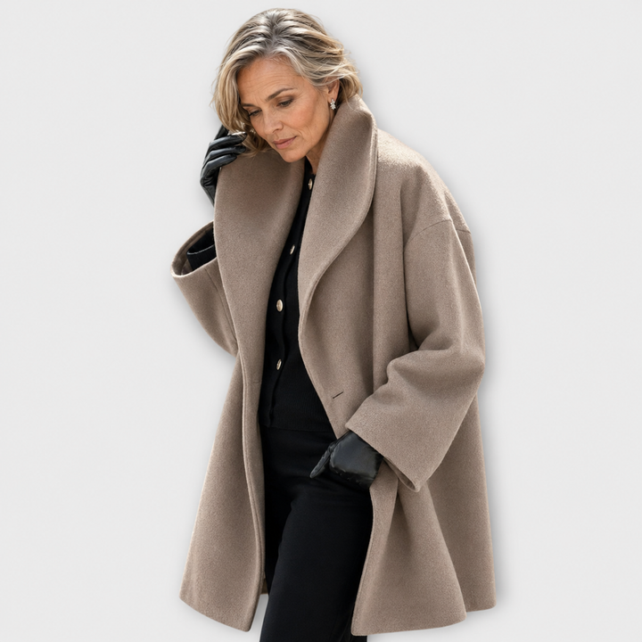 MARAIS | Manteau Oversize Col Châle Monique