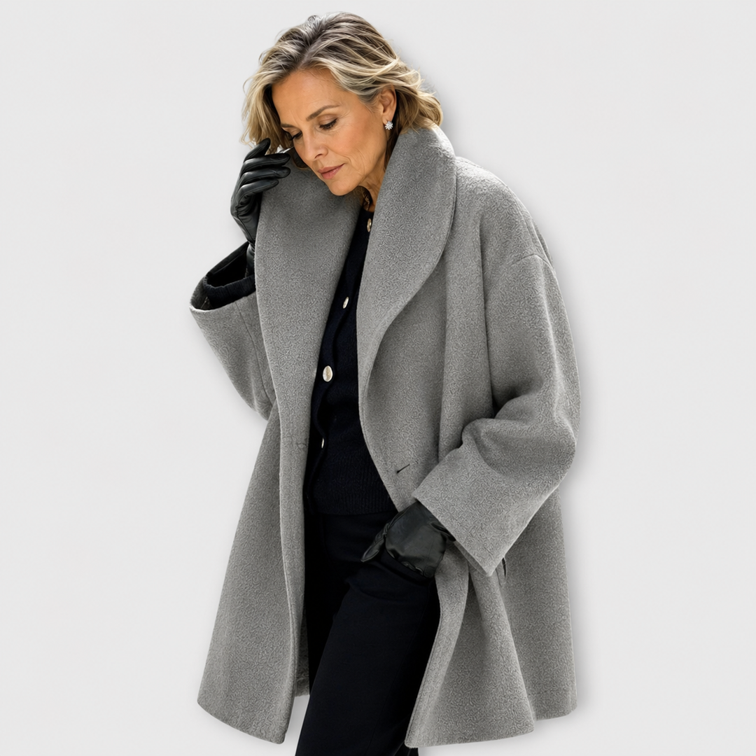 MARAIS | Manteau Oversize Col Châle Monique