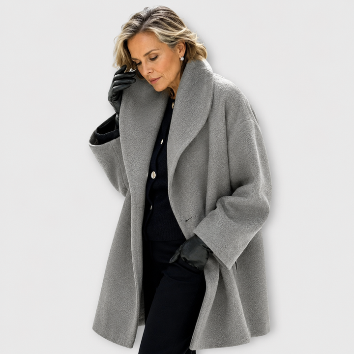 MARAIS | Manteau Oversize Col Châle Monique