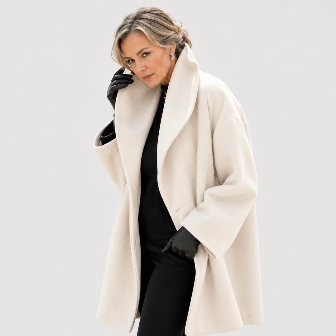 MARAIS | Manteau Oversize Col Châle Monique
