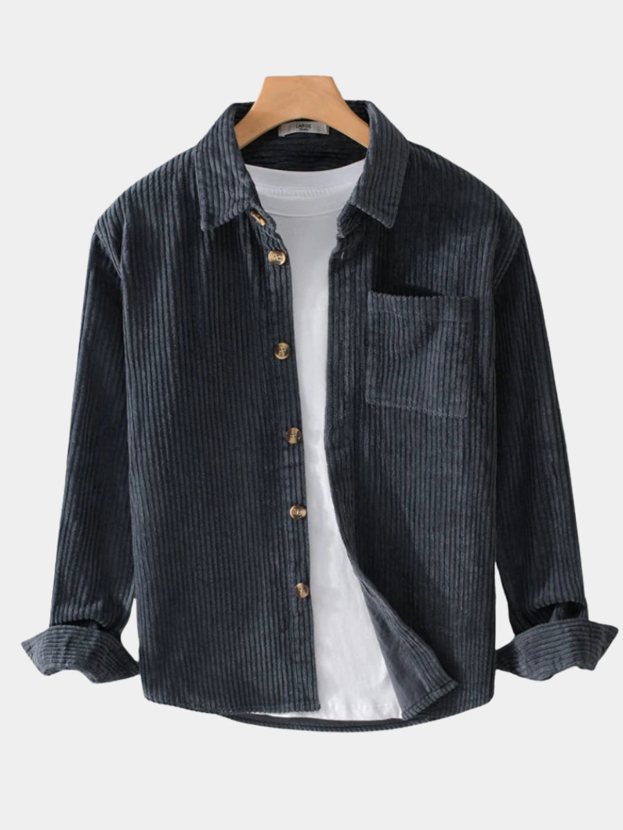 MARAIS | CHEMISE EN VELOURS CÔTELÉ POUR HOMME