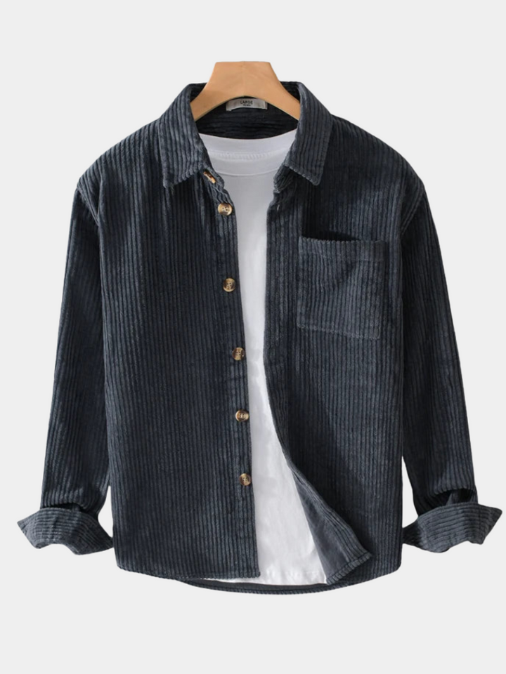 MARAIS | CHEMISE EN VELOURS CÔTELÉ POUR HOMME