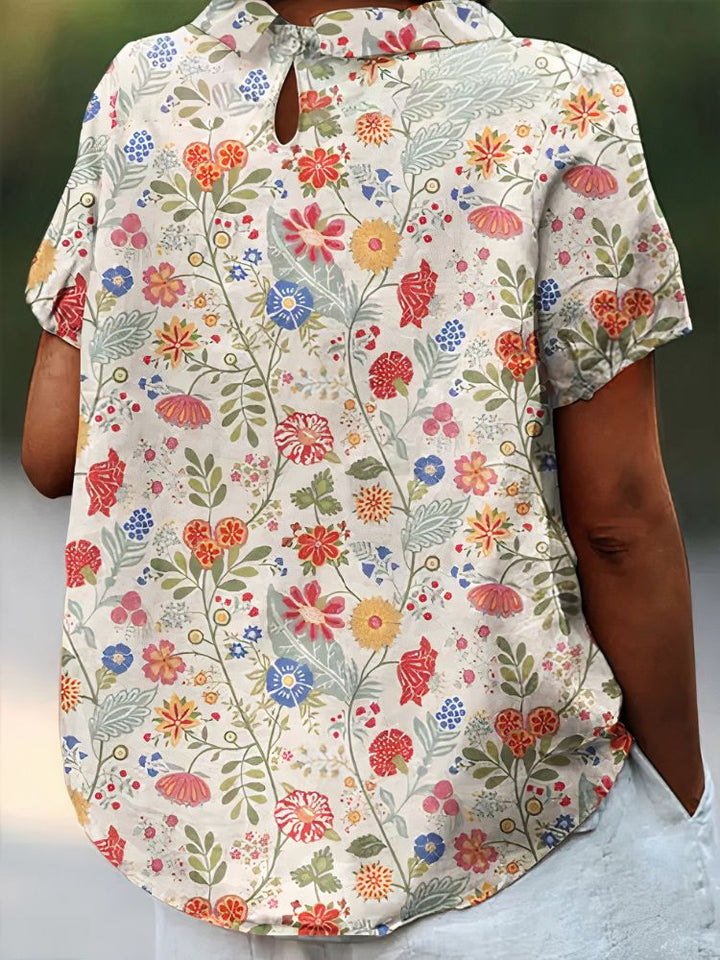 MARAIS | Blouse Fleurie Élégante