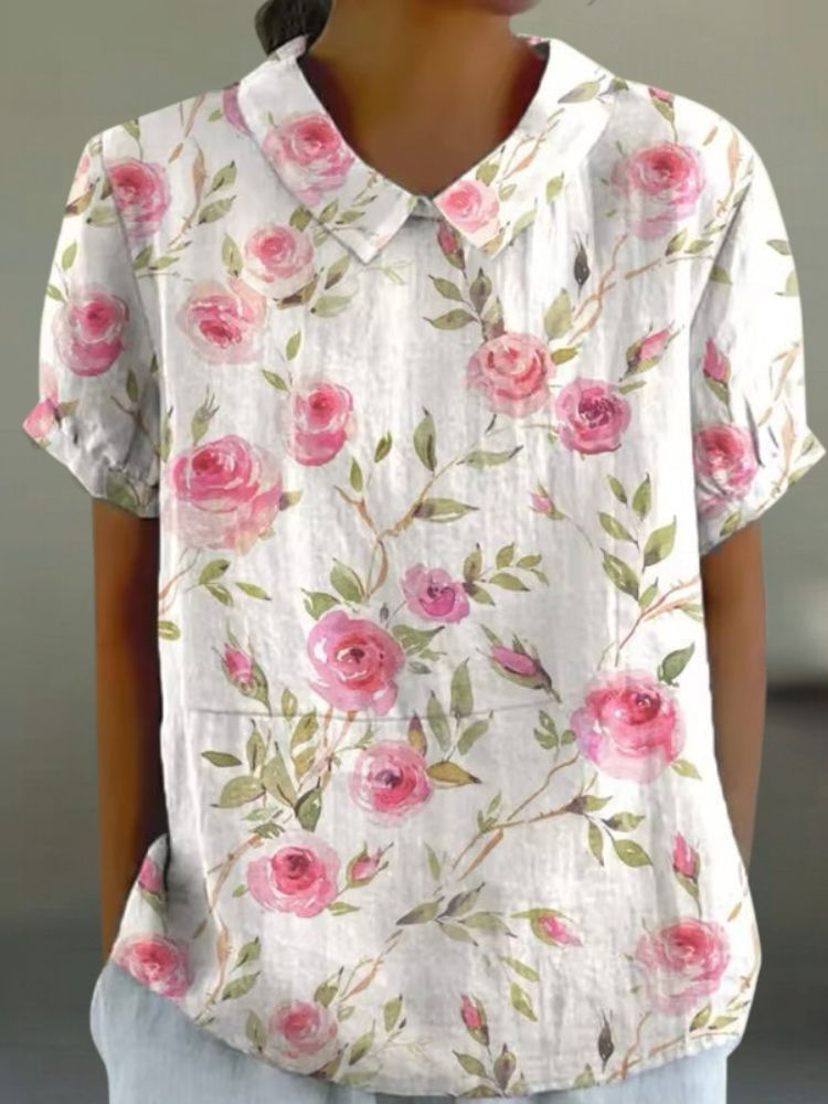 MARAIS | Blouse Fleurie Élégante
