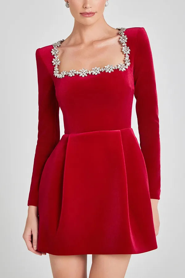 MARAIS | ROBE MINI EN VELOURS