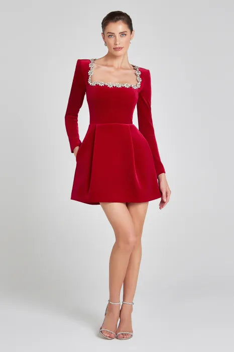MARAIS | ROBE MINI EN VELOURS