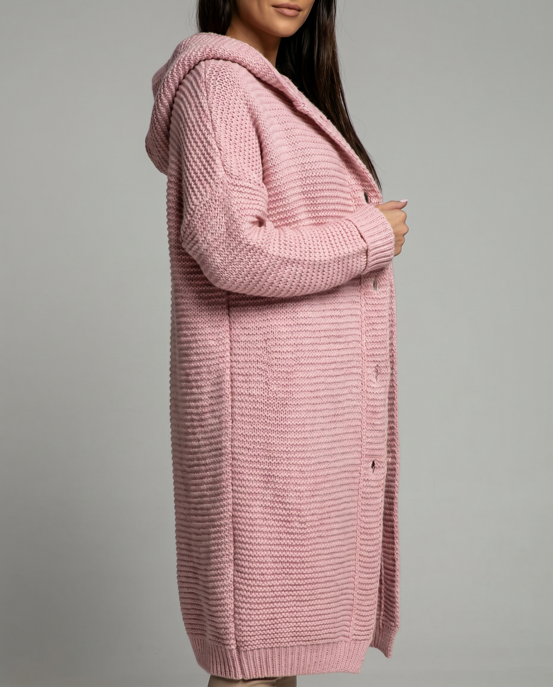 MARAIS | Cardigan Long à Capuche Sophie