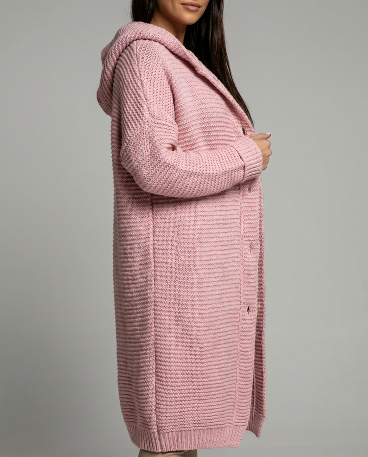 MARAIS | Cardigan Long à Capuche Sophie