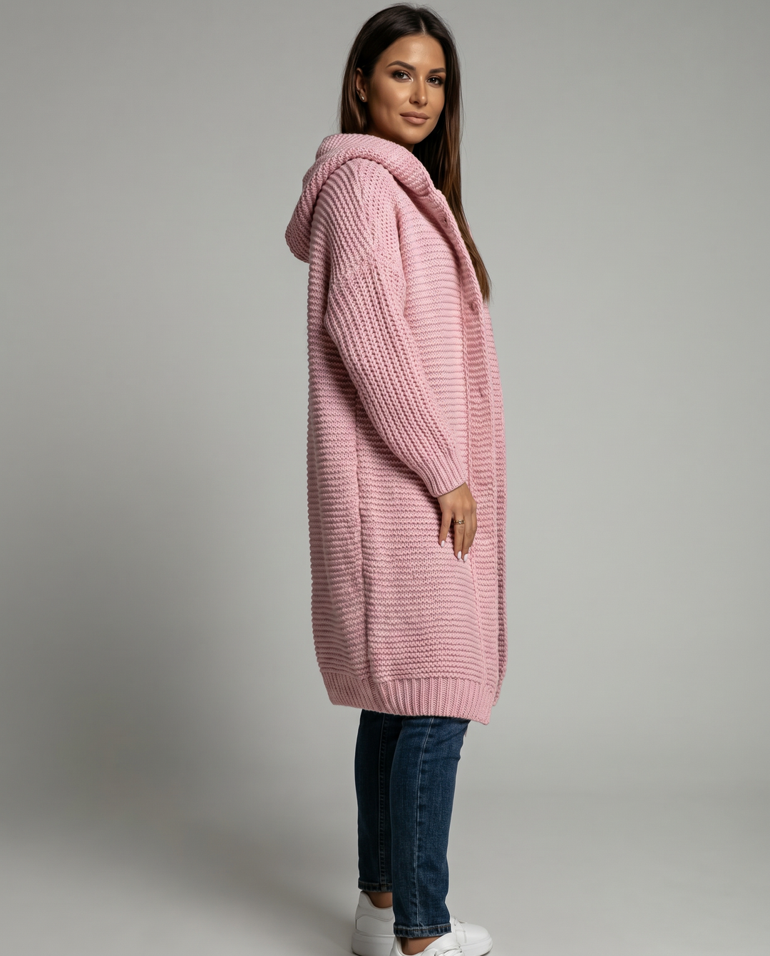 MARAIS | Cardigan Long à Capuche Sophie