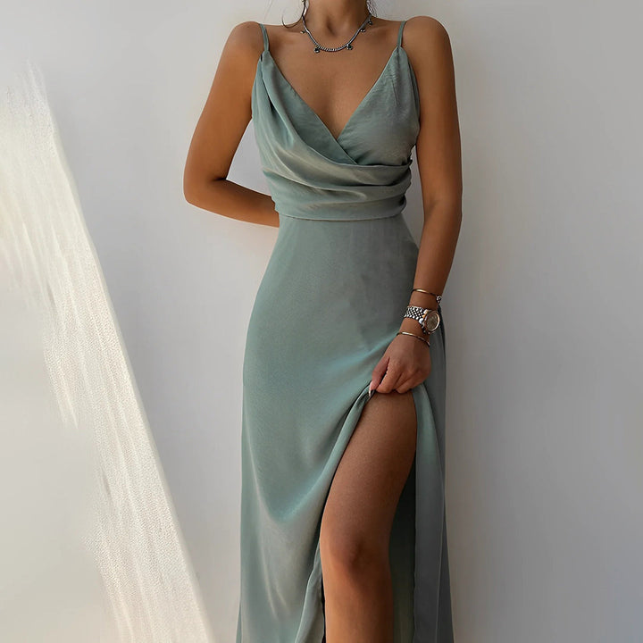 MARAIS | Robe Élégante Fendue Victoria