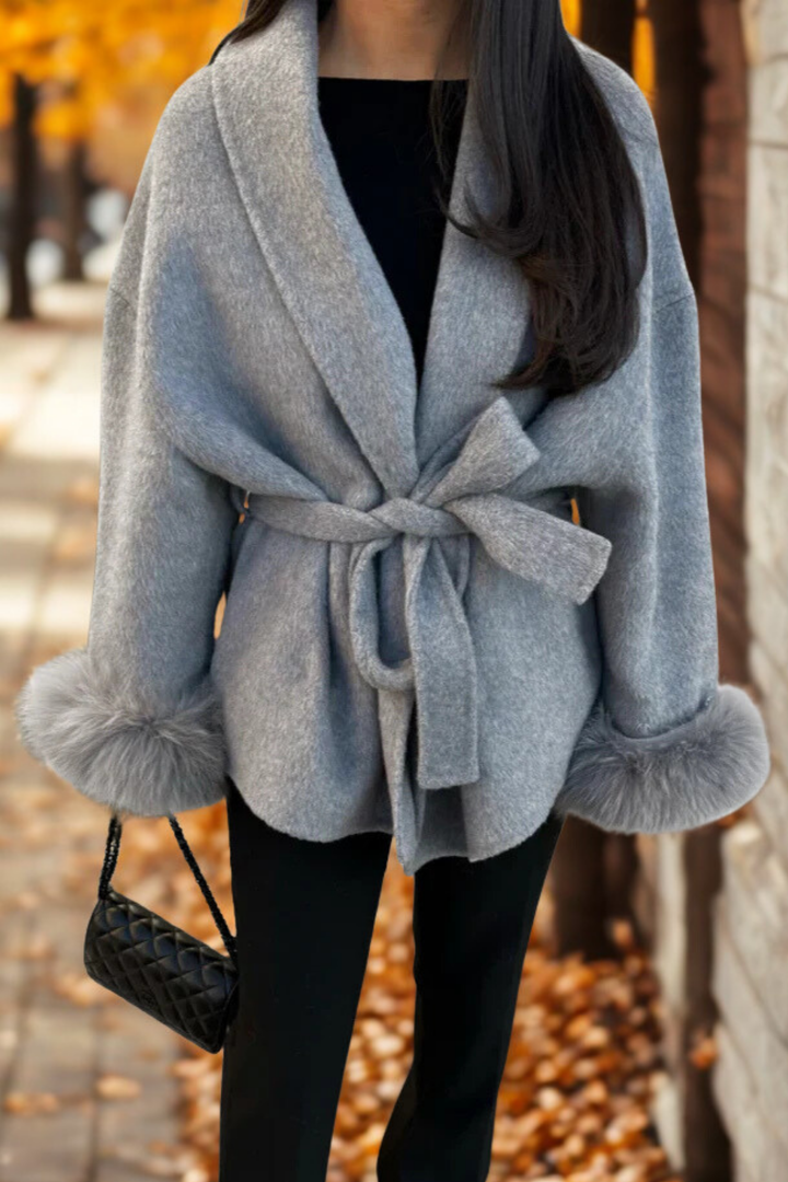 MARAIS | MANTEAU FOURRURE MANCHE