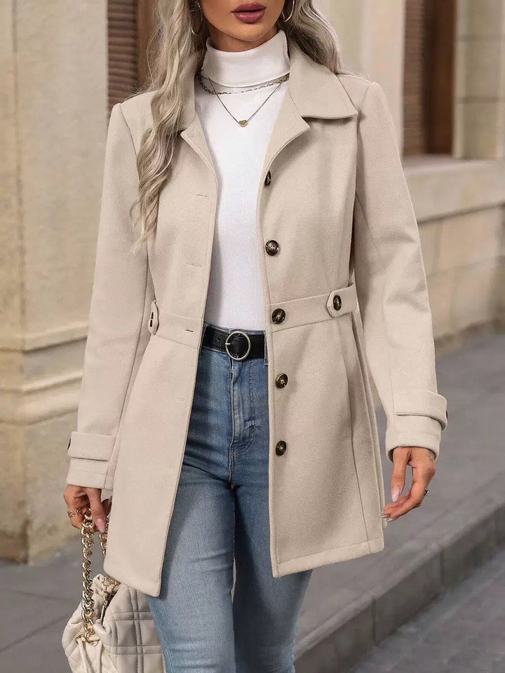 MARAIS | Manteau Ceinturé Élégant Christine