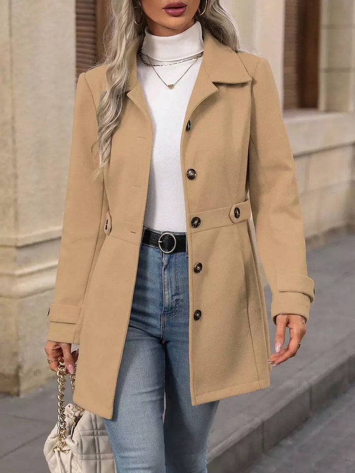 MARAIS | Manteau Ceinturé Élégant Christine
