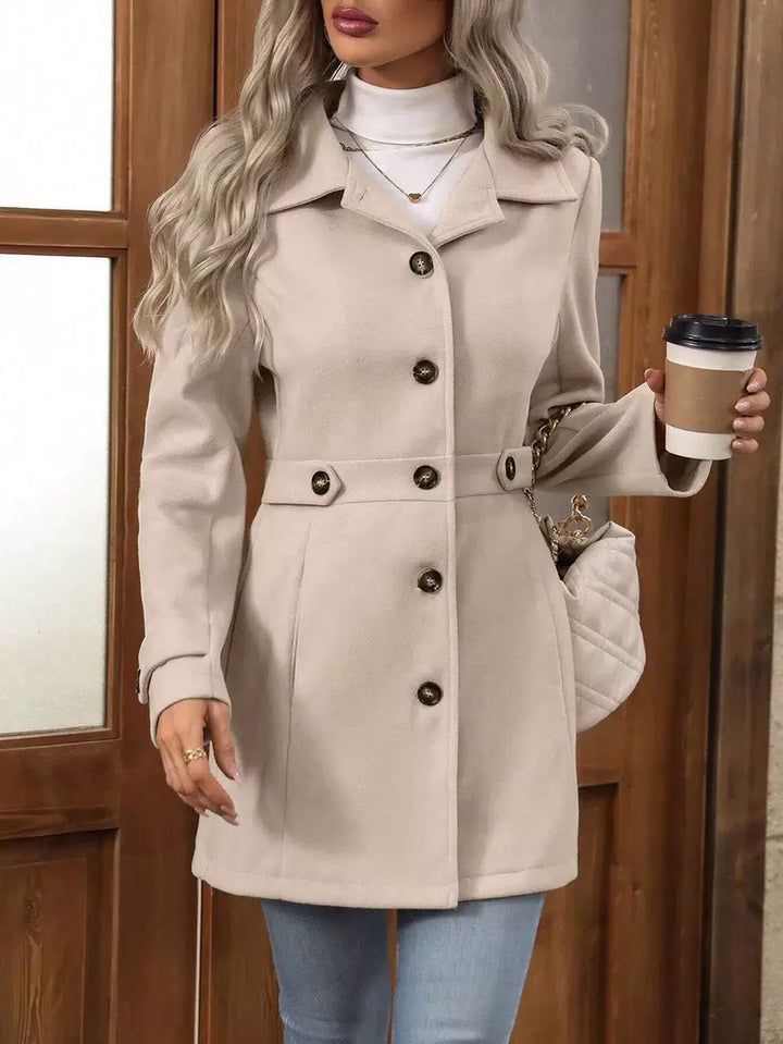MARAIS | Manteau Ceinturé Élégant Christine