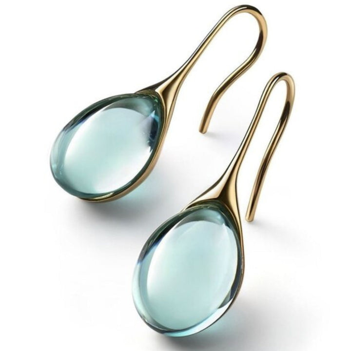 MARAIS | BOUCLES D’OREILLES EN CRISTAL D’OR ET D’ARGENT