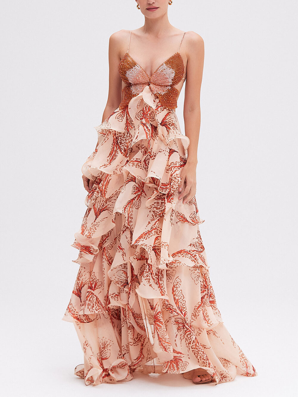 MARAIS | Robe Maxi Papillon Signature