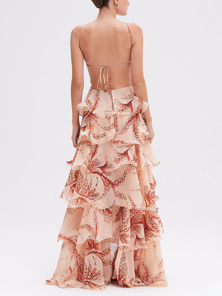 MARAIS | Robe Maxi Papillon Signature