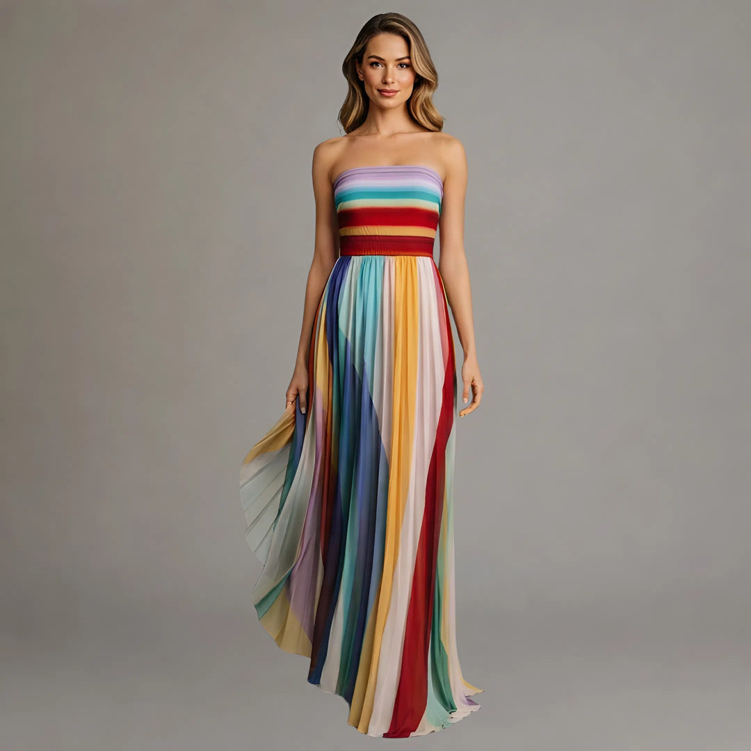 MARAIS | Robe Maxi Lumière Colorée