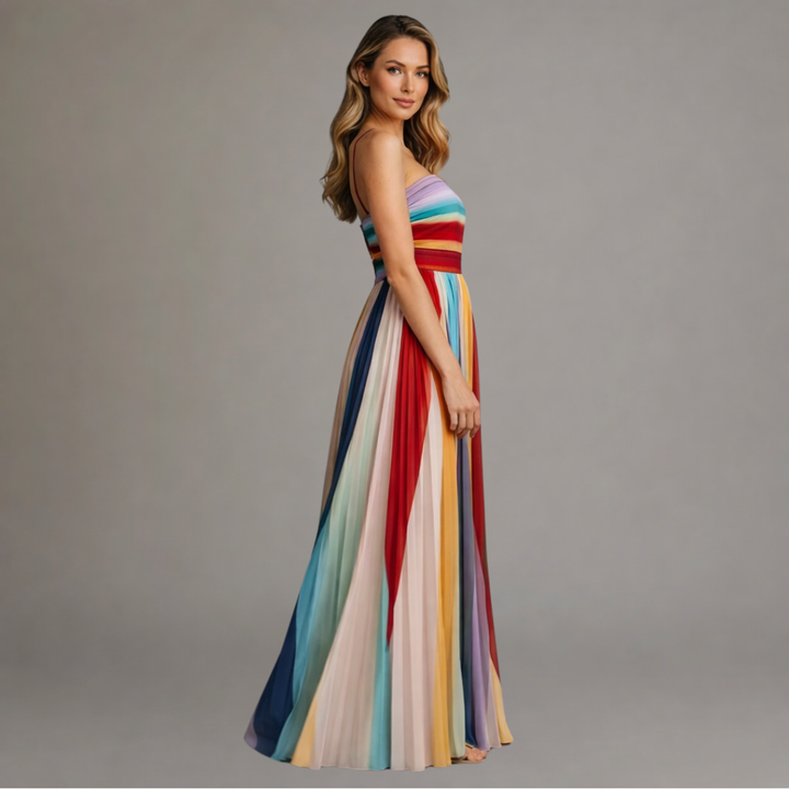 MARAIS | Robe Maxi Lumière Colorée