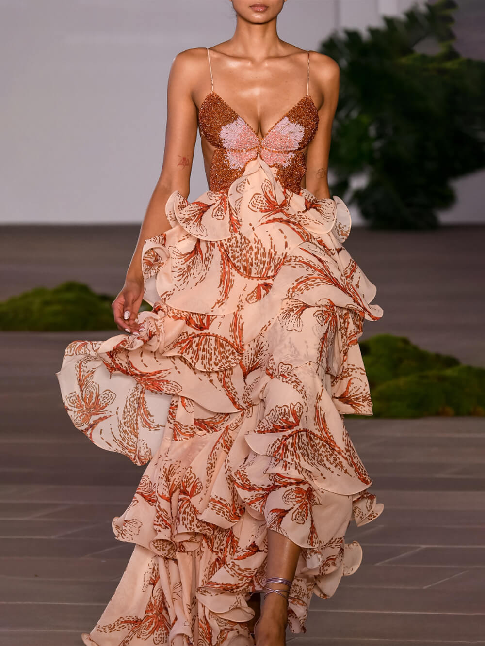 MARAIS | Robe Maxi Papillon Signature