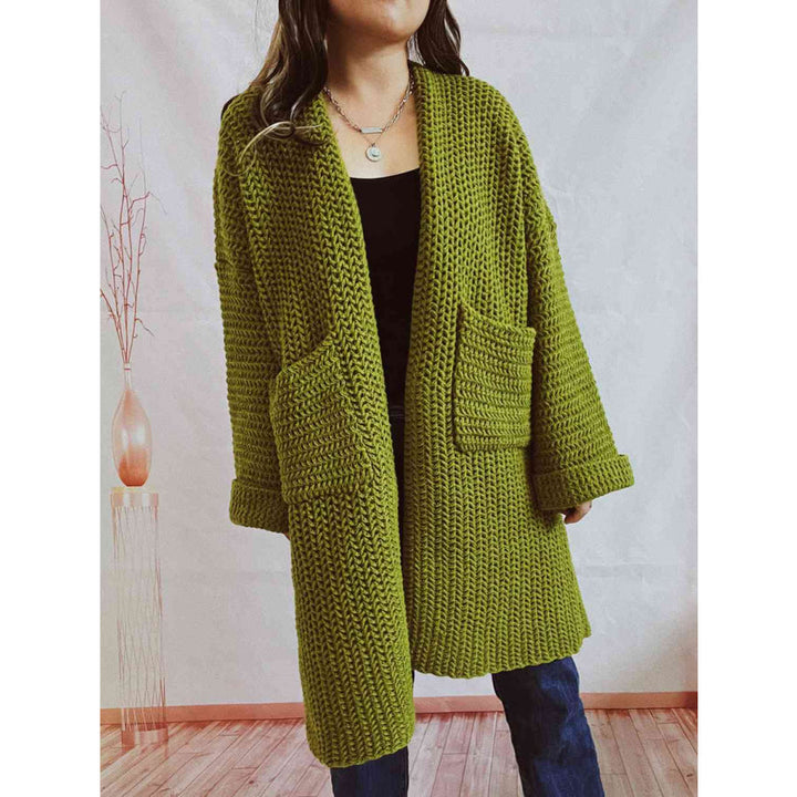 MARAIS | Cardigan Long Maille Épaisse Lucie
