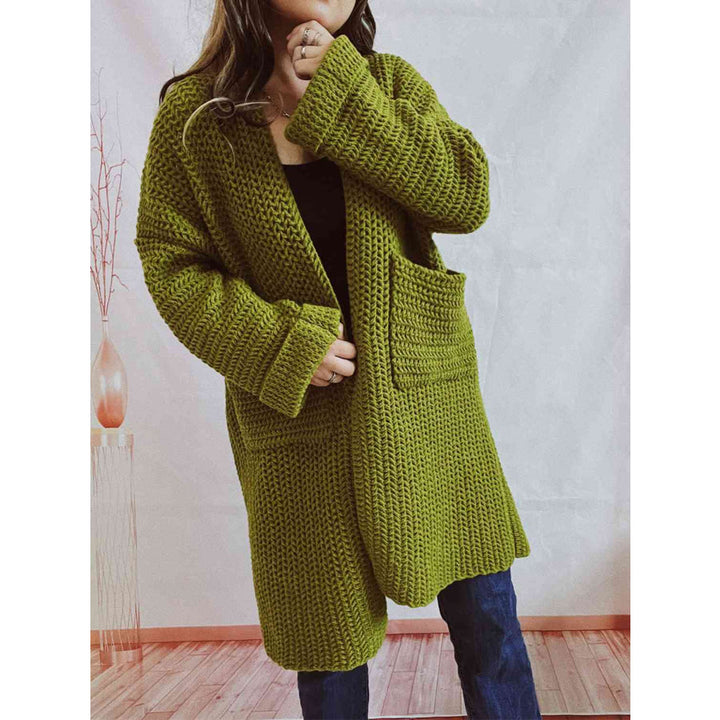 MARAIS | Cardigan Long Maille Épaisse Lucie