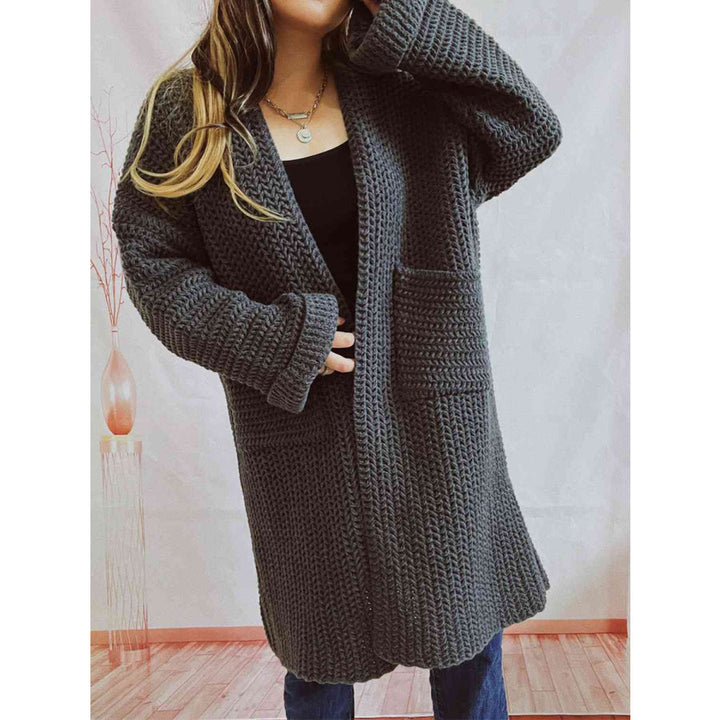 MARAIS | Cardigan Long Maille Épaisse Lucie