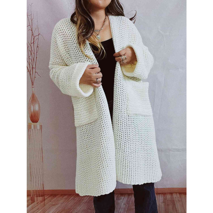MARAIS | Cardigan Long Maille Épaisse Lucie